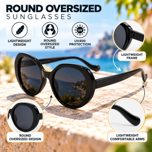 Womens Round Oversized Sunglasses design