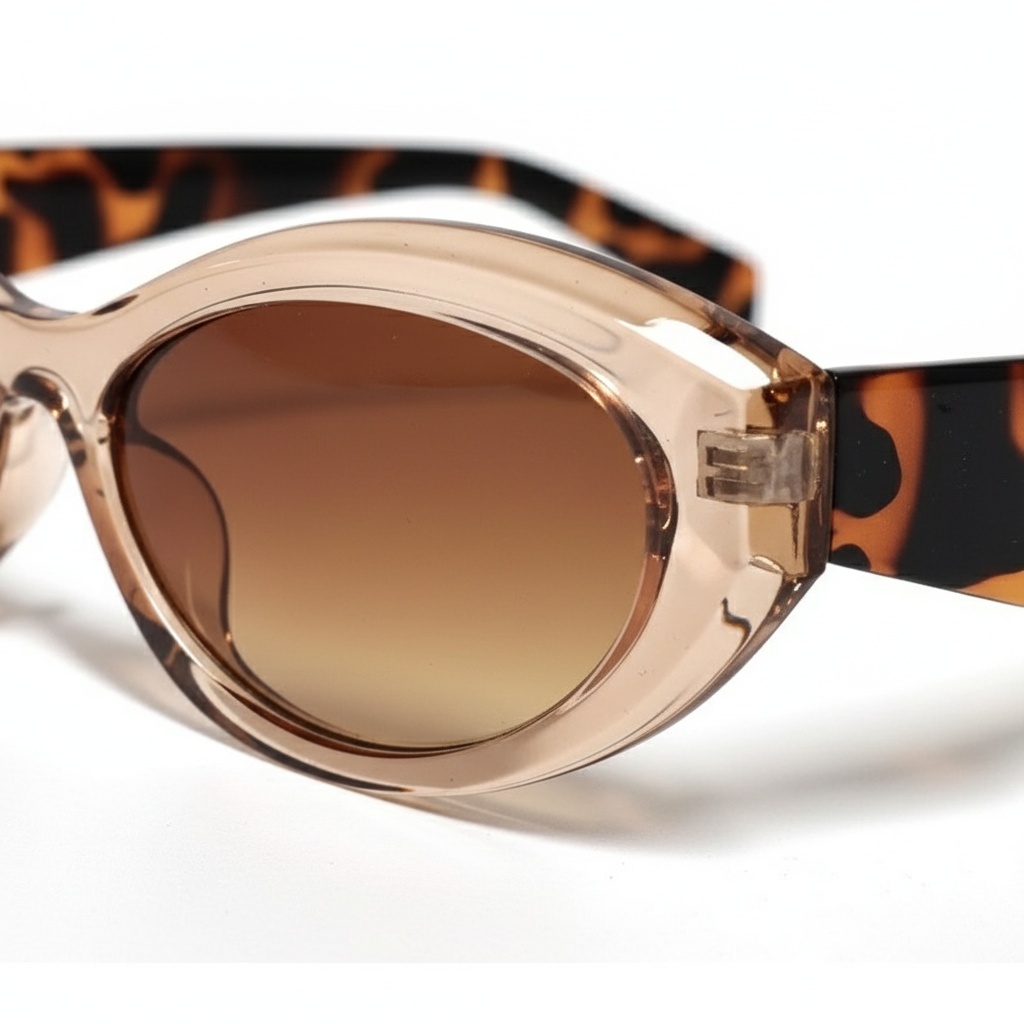womens oval chunky sunglasses 5
