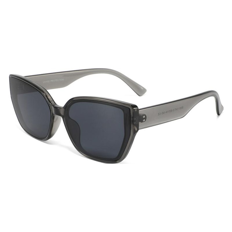 womens cat eye chunky sunglasses grey
