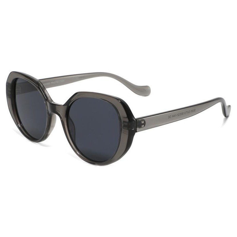 womens round oversized sunglasses grey