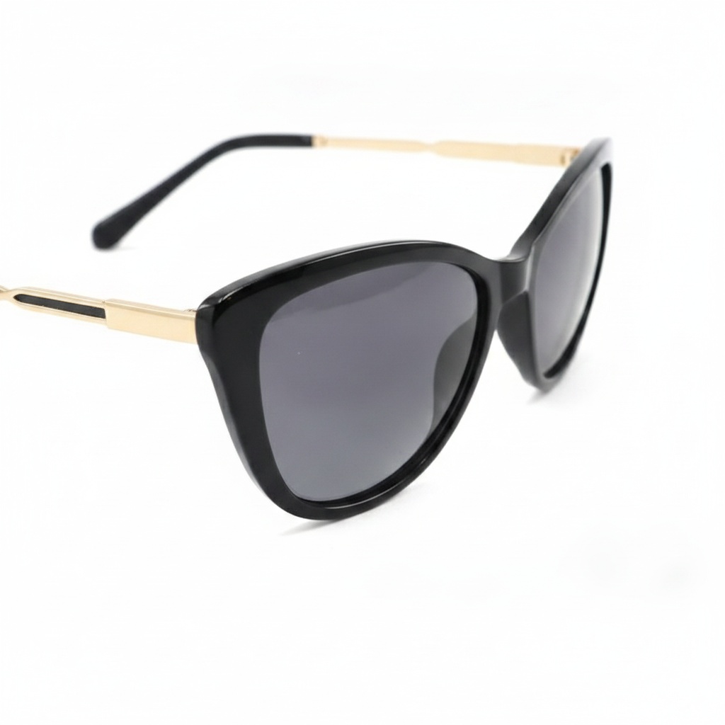 Cat Eye Metal Temples Sunglasses 4