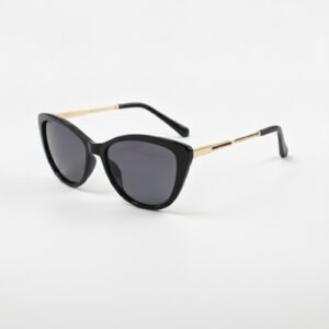 Cat Eye Metal Temples Sunglasses 2