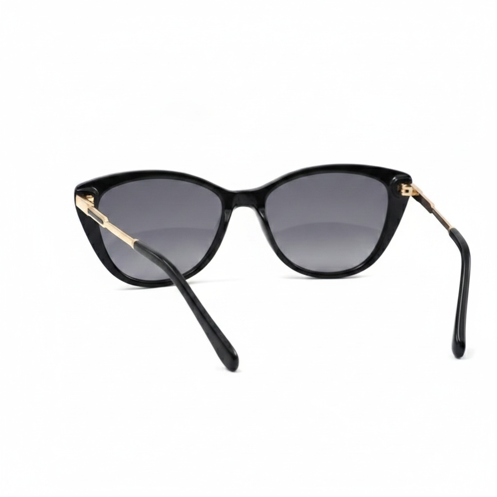 Cat Eye Metal Temples Sunglasses 1