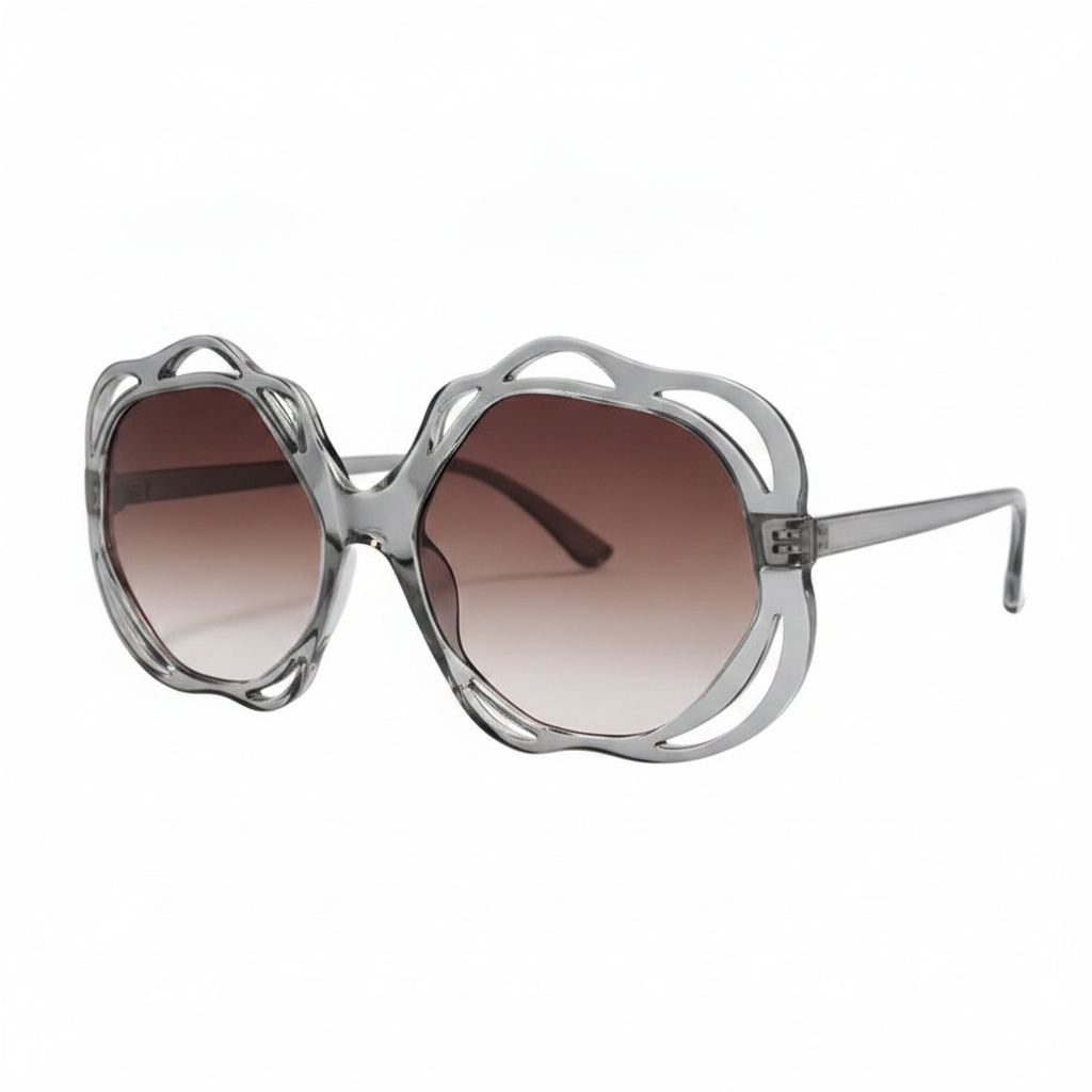 Womens Funky Hexagon Sunglasses 4