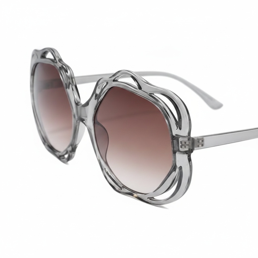 Womens Funky Hexagon Sunglasses 5