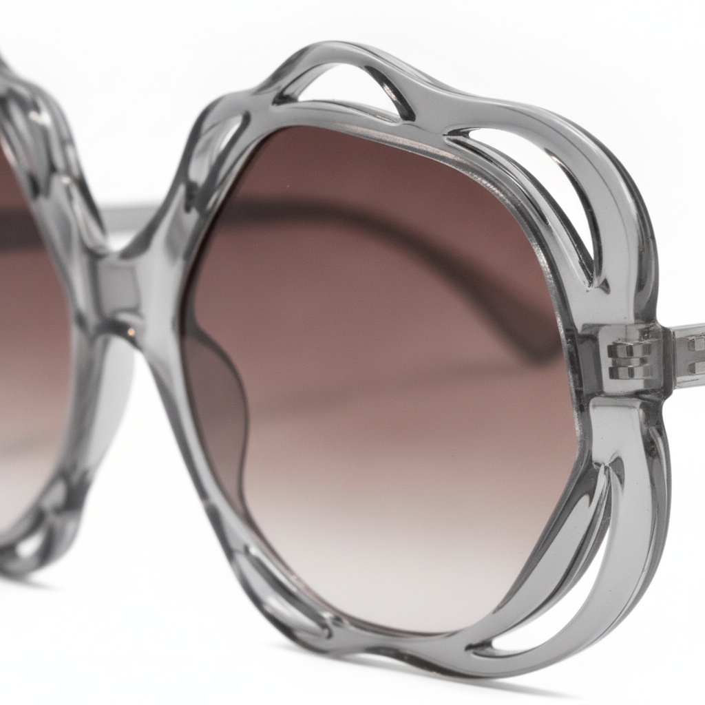 Womens Funky Hexagon Sunglasses 6