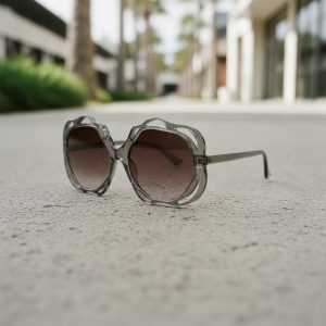 Womens Funky Hexagon Sunglasses 3