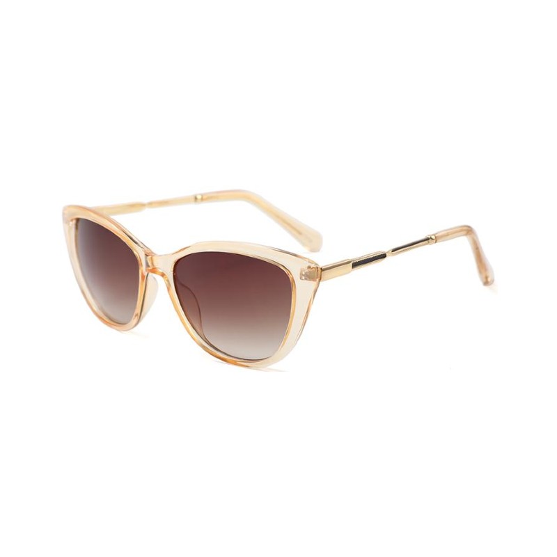 cat eye metal temples sunglasses vintage