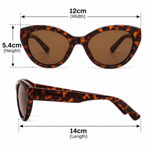 womens oval retro sunglasses dimensions