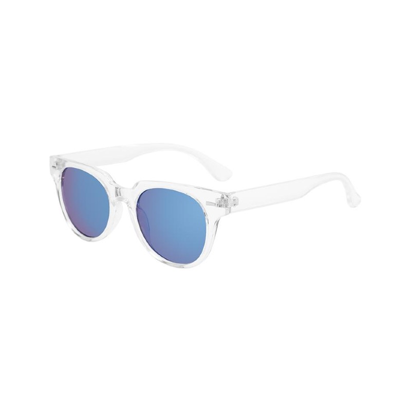 womens round classic sunglasses transparent