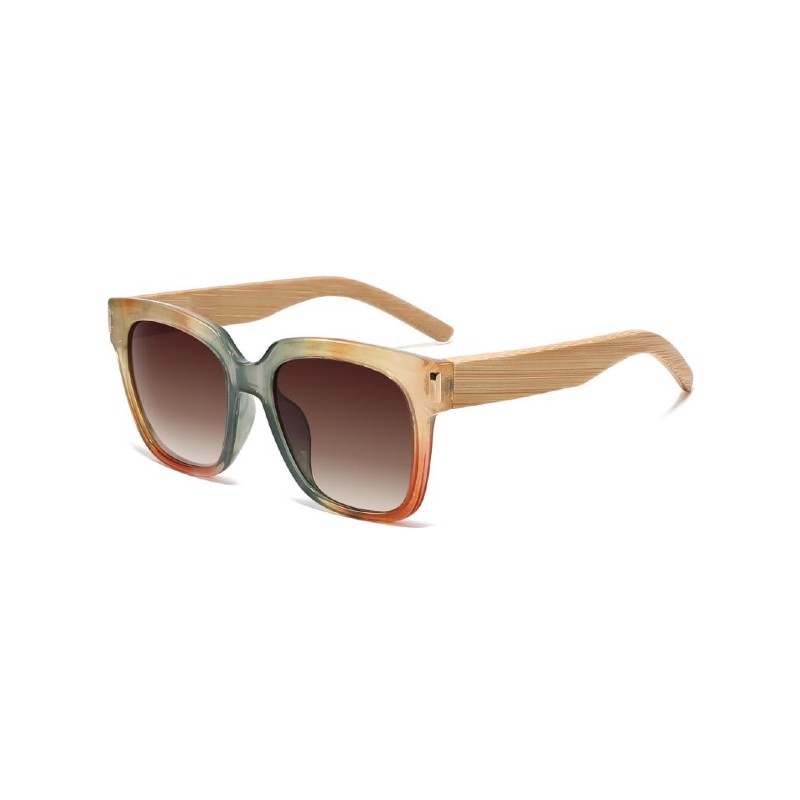 Bamboo Square Butterfly Sunglasses orange