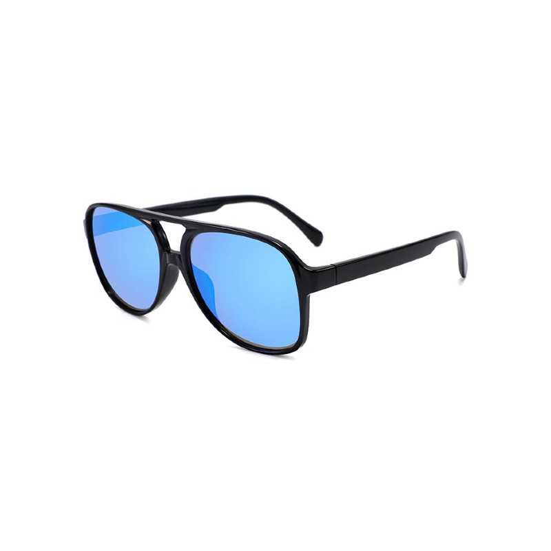 Mens Minimal Aviator Sunglasses blue