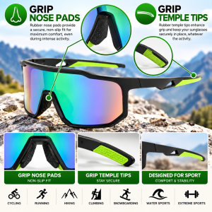 Full Rim Shield Sunglasses nose pads