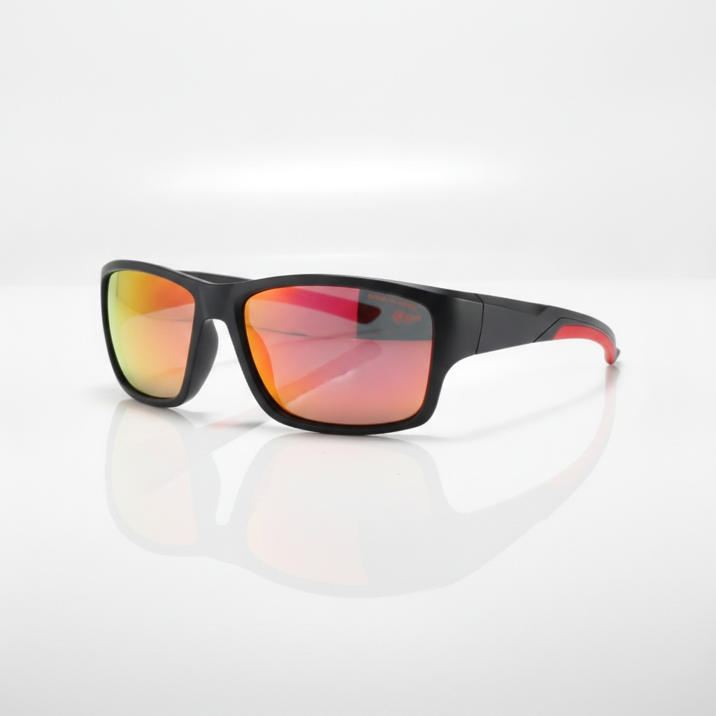 Square Full Rim Wraparound Sunglasses 4