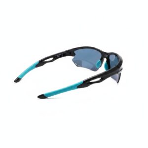 Aerodynamic Half Rim Wraparound Sunglasses 10