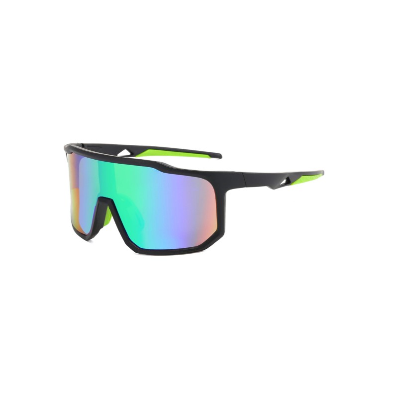 Full Rim Shield Sunglasses green