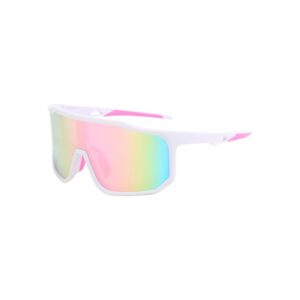 Full Rim Shield Sunglasses white
