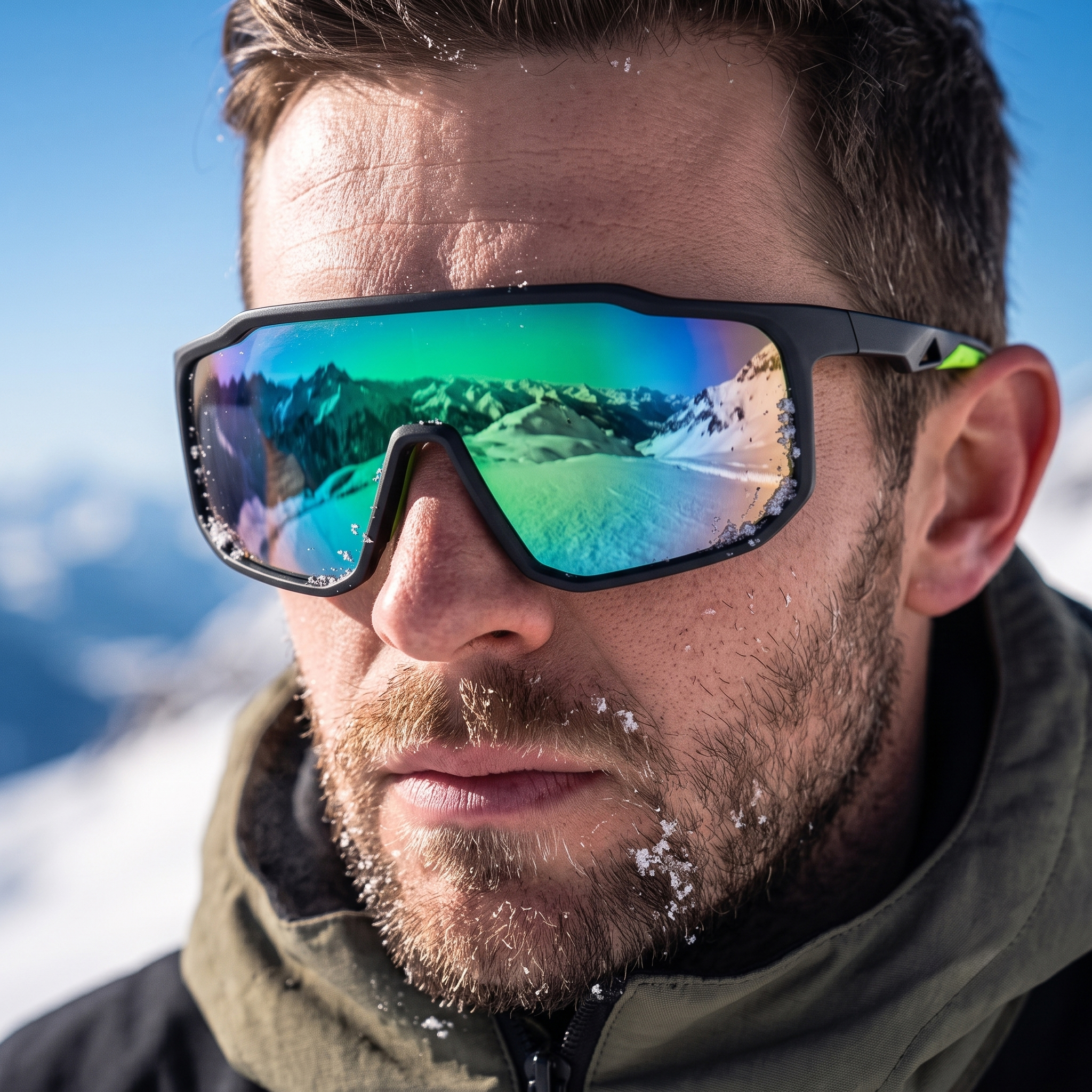Full Rim Shield Sunglasses model 2