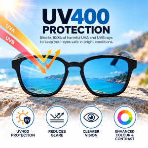 Unisex Square Wayfarer Sunglasses lenses