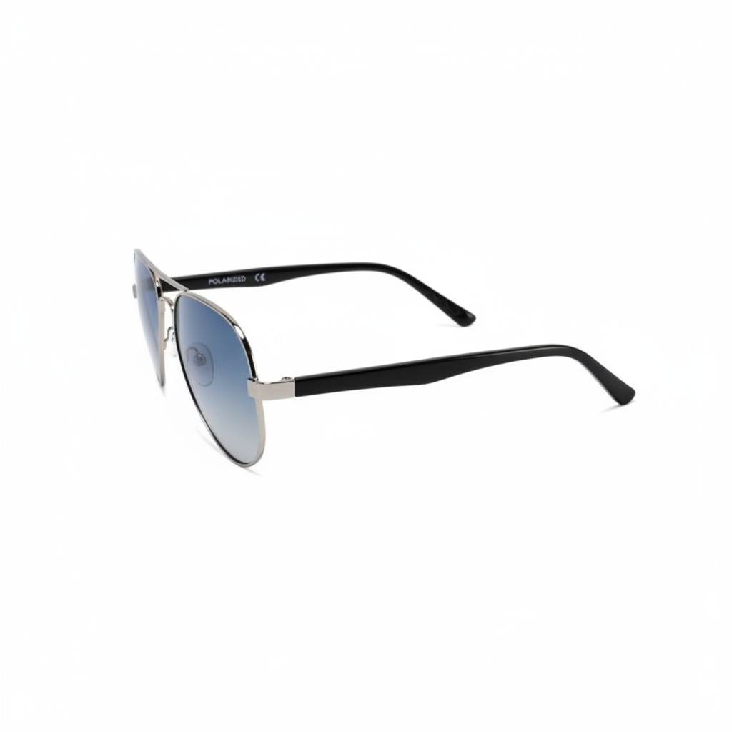 Retro Aviator Acetate Temple Sunglasses 6