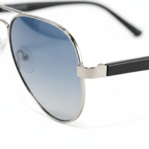 Retro Aviator Acetate Temple Sunglasses 7