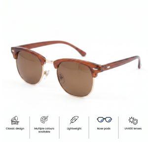 Unisex Classic Clubmaster Sunglasses promo