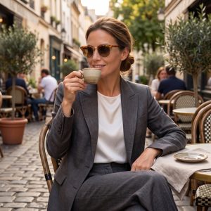 Unisex Classic Clubmaster Sunglasses model 1