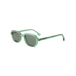 Square Retro Acetate Sunglasses green