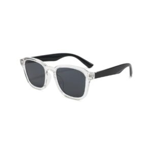 Unisex Square Wayfarer Sunglasses transparent
