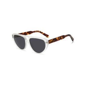 flat top aviator acetate sunglasses tortoise shell