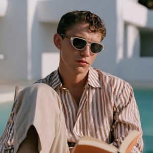Flat Top Aviator Acetate Sunglasses – Polarised - Image 4